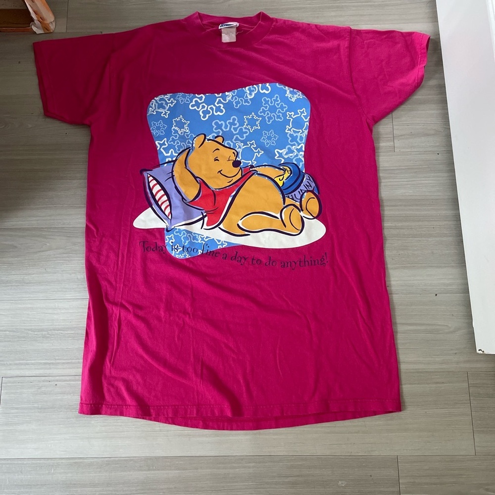 Vintage pink Disney Winnie the Pooh shirt Disney xl